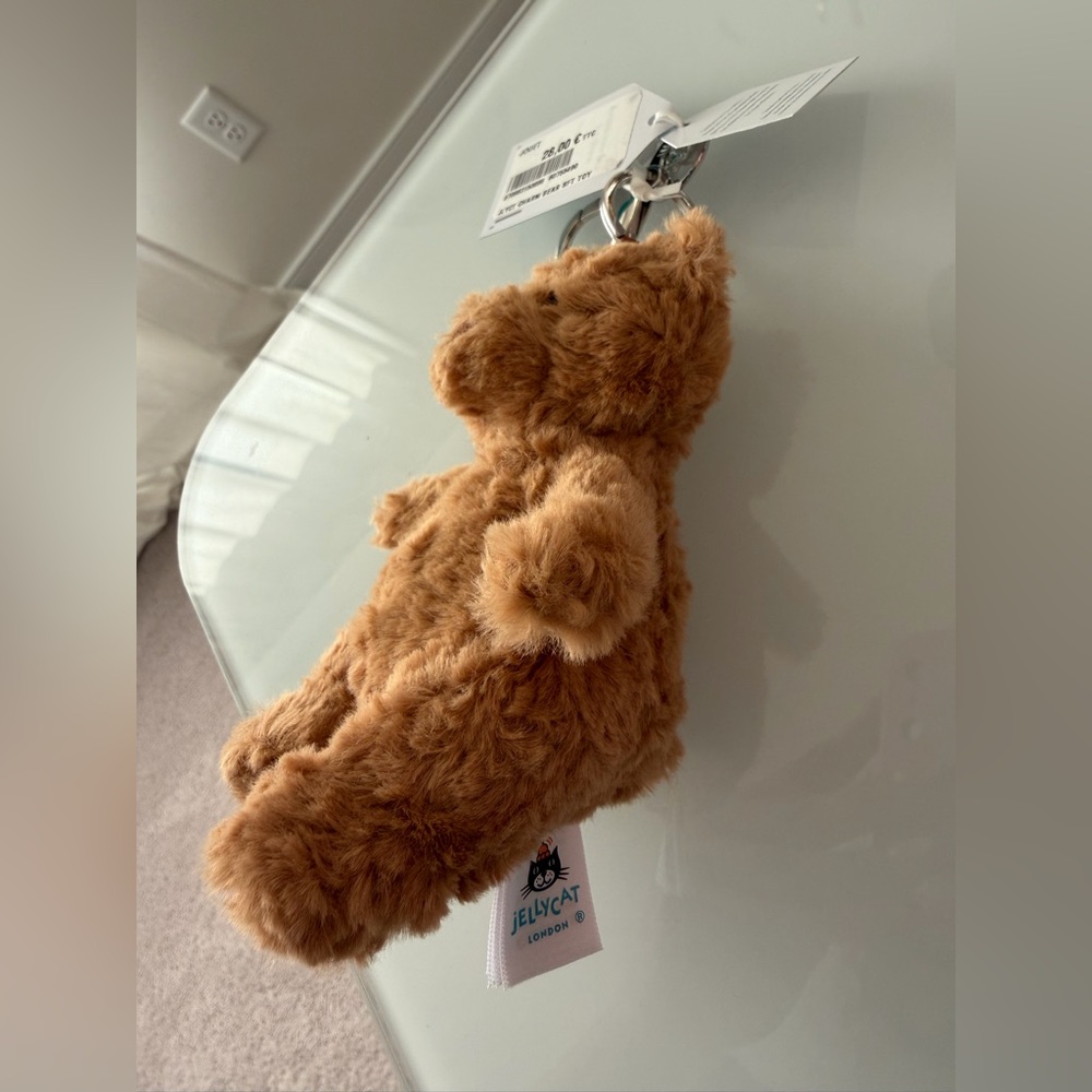 Jellycat Bartholomew Bear Keychain - Picture 2 of 4